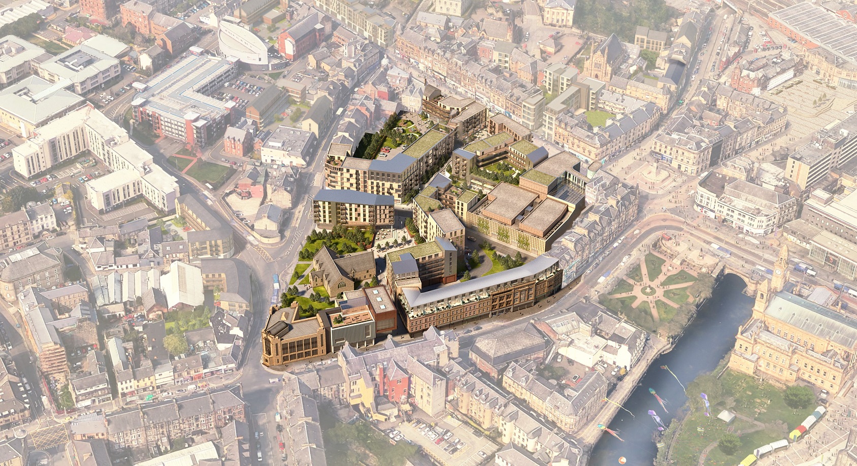 Architects publish tenyear vision for Paisley in town centre pilot